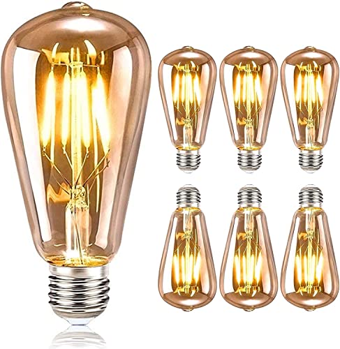 Tronisky Edison Vintage Gl Hbirne Edison Led Lampe